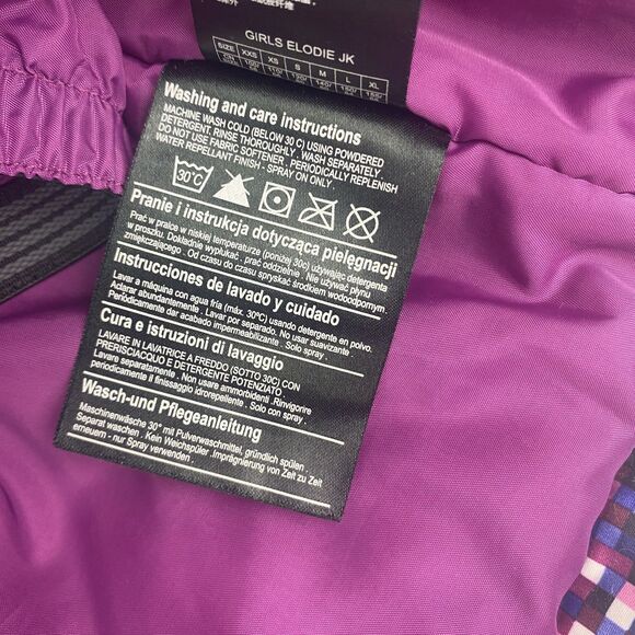 Burton Jacket Girls Medium Purple winter Snowboard Ski Full Zip Hooded Outdoors - Picture 11 of 11